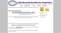 Desktop Screenshot of gordiniclub.com.ar